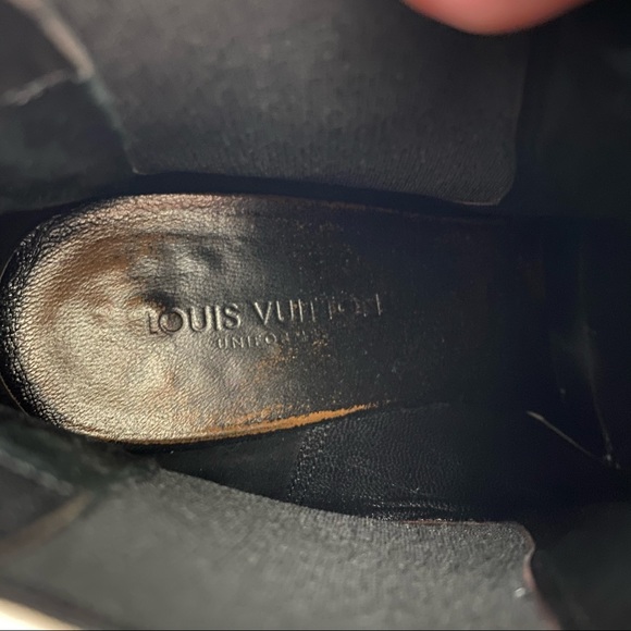 Louis Vuitton Uniform Suede Monogram Booties 38.5 - Picture 9 of 10